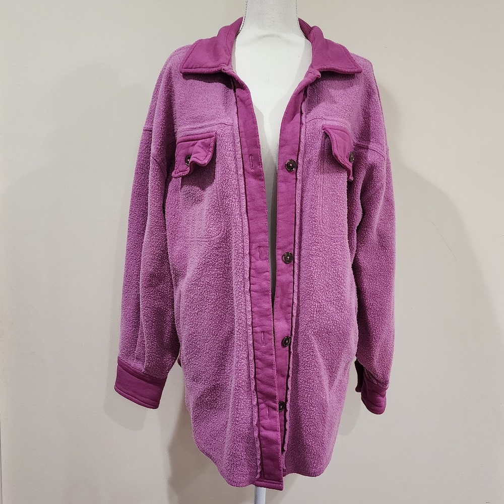 Free People Ruby Jacket | Rare Dramatic Orchid | S - image 3